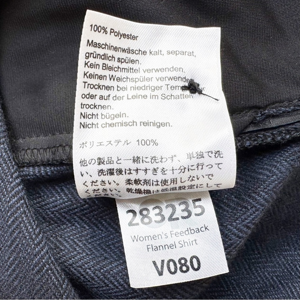 Outdoor Research Women’s Blue Flannel Shirt - Picture 12 of 14